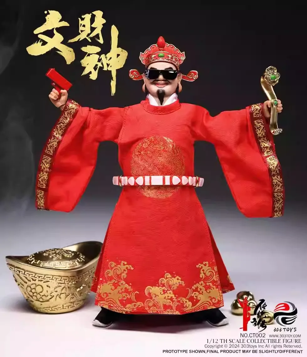 303TOYS 1/12 Chinese Immortals The God Of Wealth CT001 Standard Edition CT002 Luxury Edition 6'' Action Figure Toy In Stock