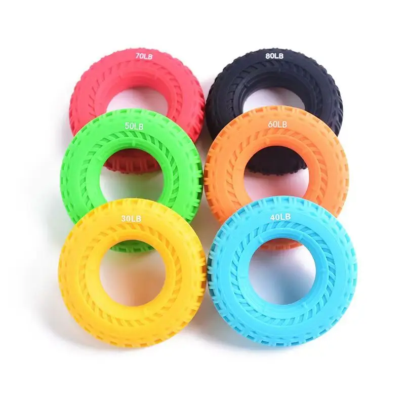 Finger Exerciser & Hand Strengthener Grip Trainer Silicone Rings Rehabilitation Stress Relief Occupational Therapy Gifts