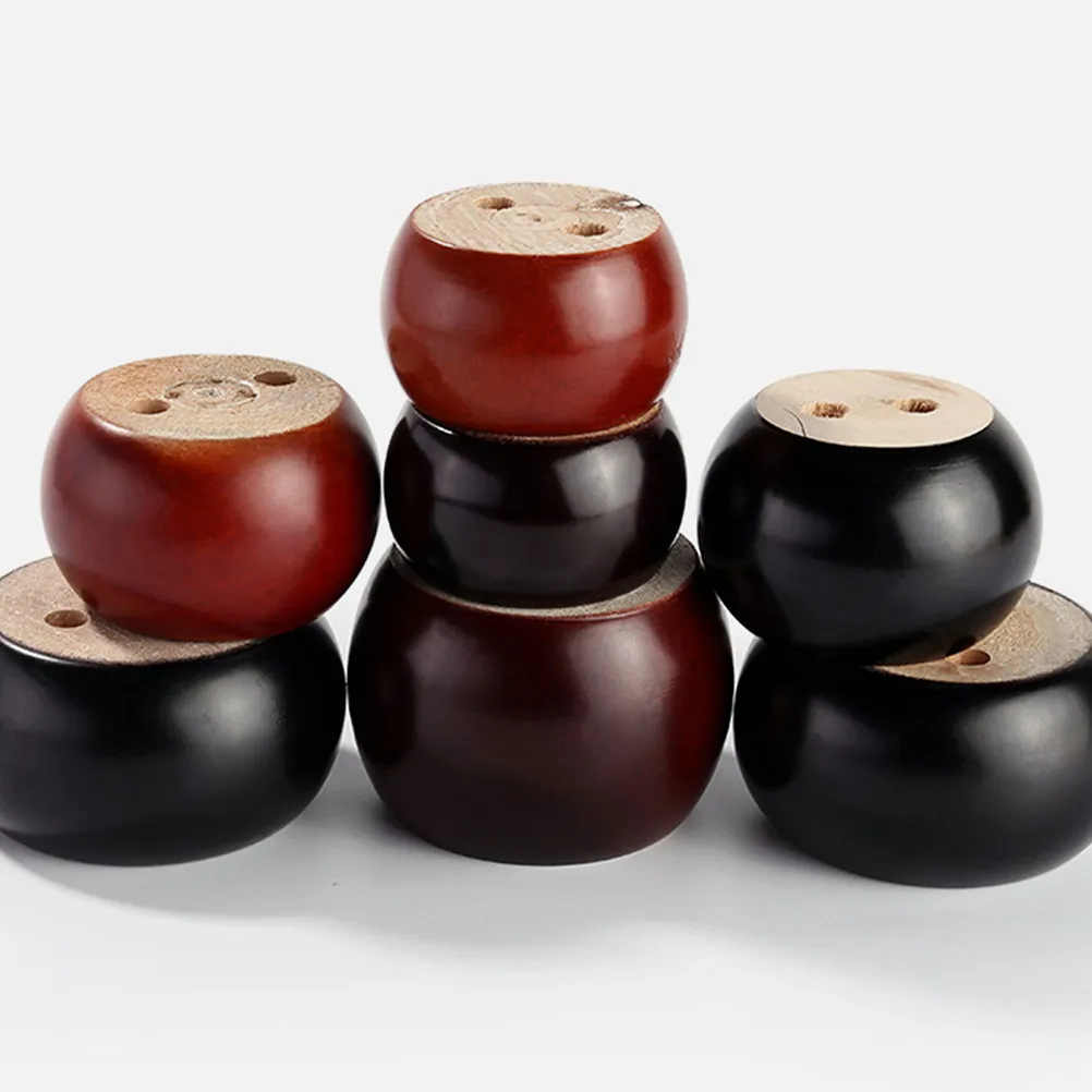 4個の木製家具の丸い脚、リビングルーム、寝室、バスルームのキャビネット、コーヒーテーブル、テレビスタンド用の丸いソファの脚、省スペースで高さ調整可能