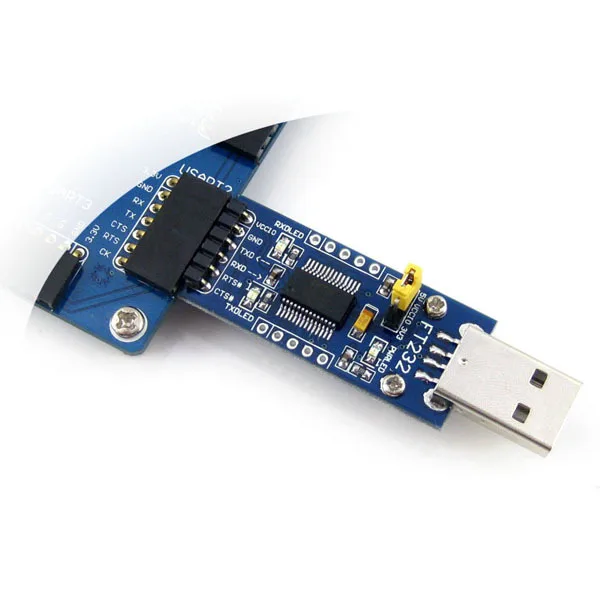 

USB Uart Board Type Durable Pcb USB to Uart Converter Module Power LED Vcc Output Level Selection
