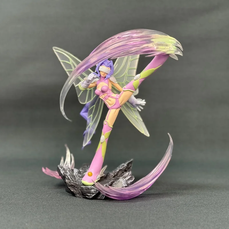 

21 см ПВХ фигурка Digimon Fairimon, милые модели для девочек, статуя, куклы, коллекция фигурок, украшение для стола, игрушки, подарки на день рождения