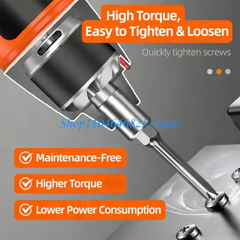 Electric Screwdriver 3.5Nm Power Ergonomic Handle for Appliance Maintenance