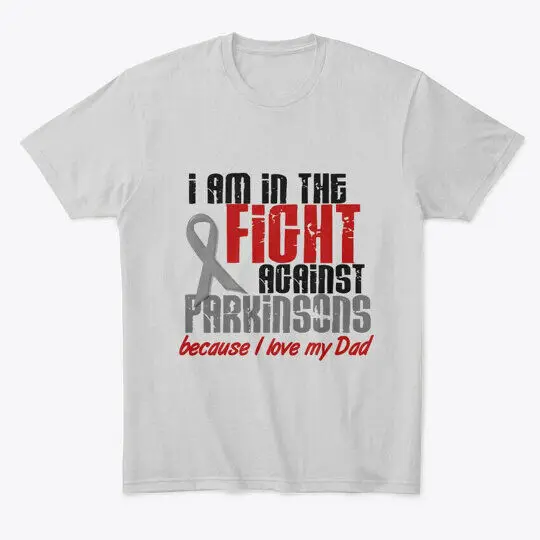 Parkinsons Disease Fight For My Dad T-Shirt Made in the USA Size S to 5XL