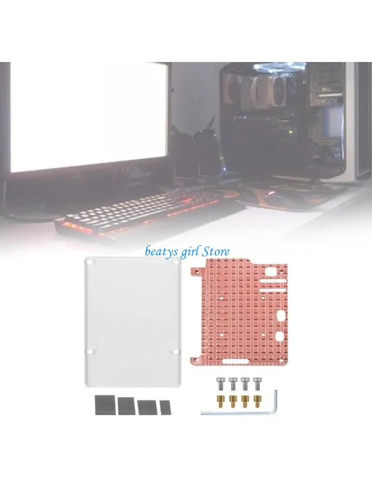 

C7AB Self-Adhes Memory Heatsinks Cooling Finss with Thermal Tape for Pi 5