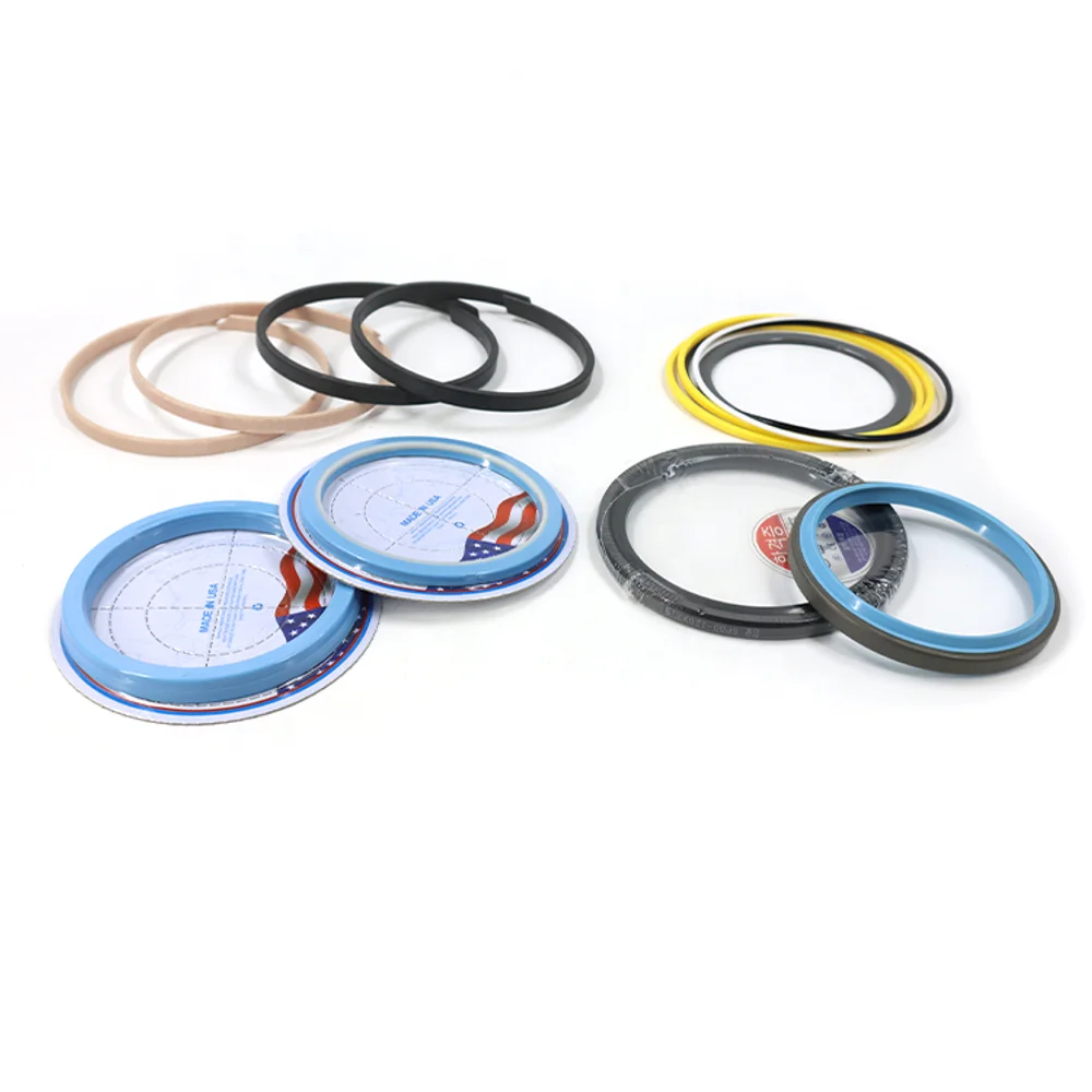 ل SK200 - 8 أجزاء حفارة الذراع اسطوانة هيدروليكية الأصلي إصلاح مجموعة ختم الزيت إعادة بناء تنطبق على SKF #2