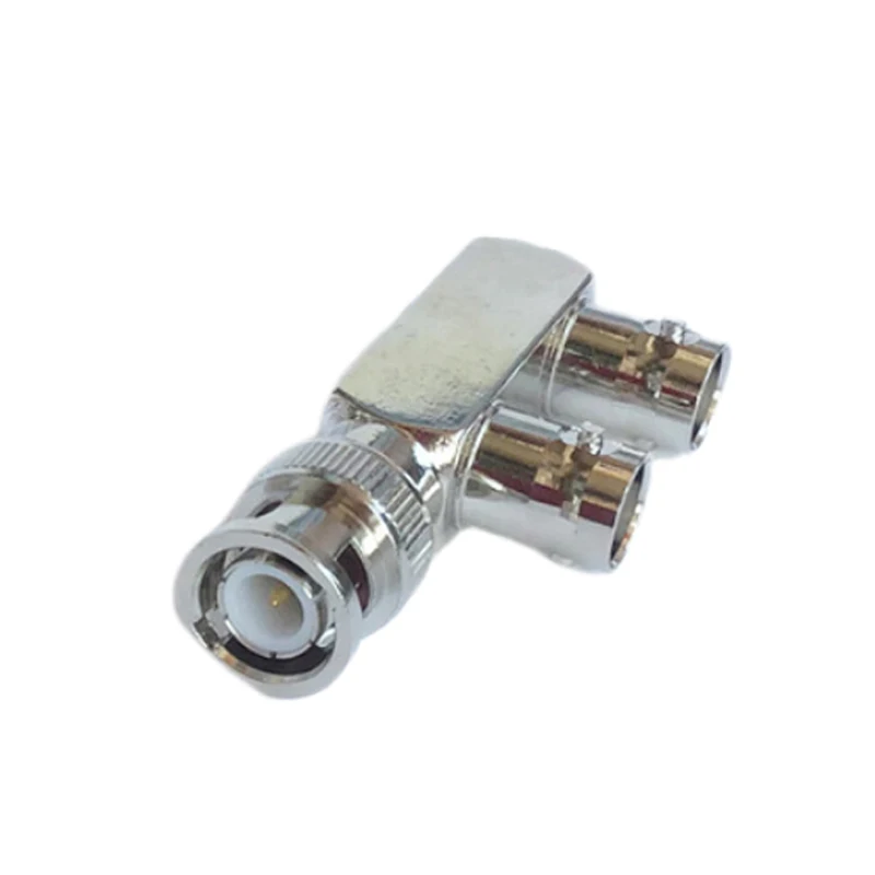 BNC-Splitter-Adapter BNC-Stecker auf Dual-BNC-Buchse F-Typ 3-Wege-Audio-RF-Koaxialstecker – Detail 3