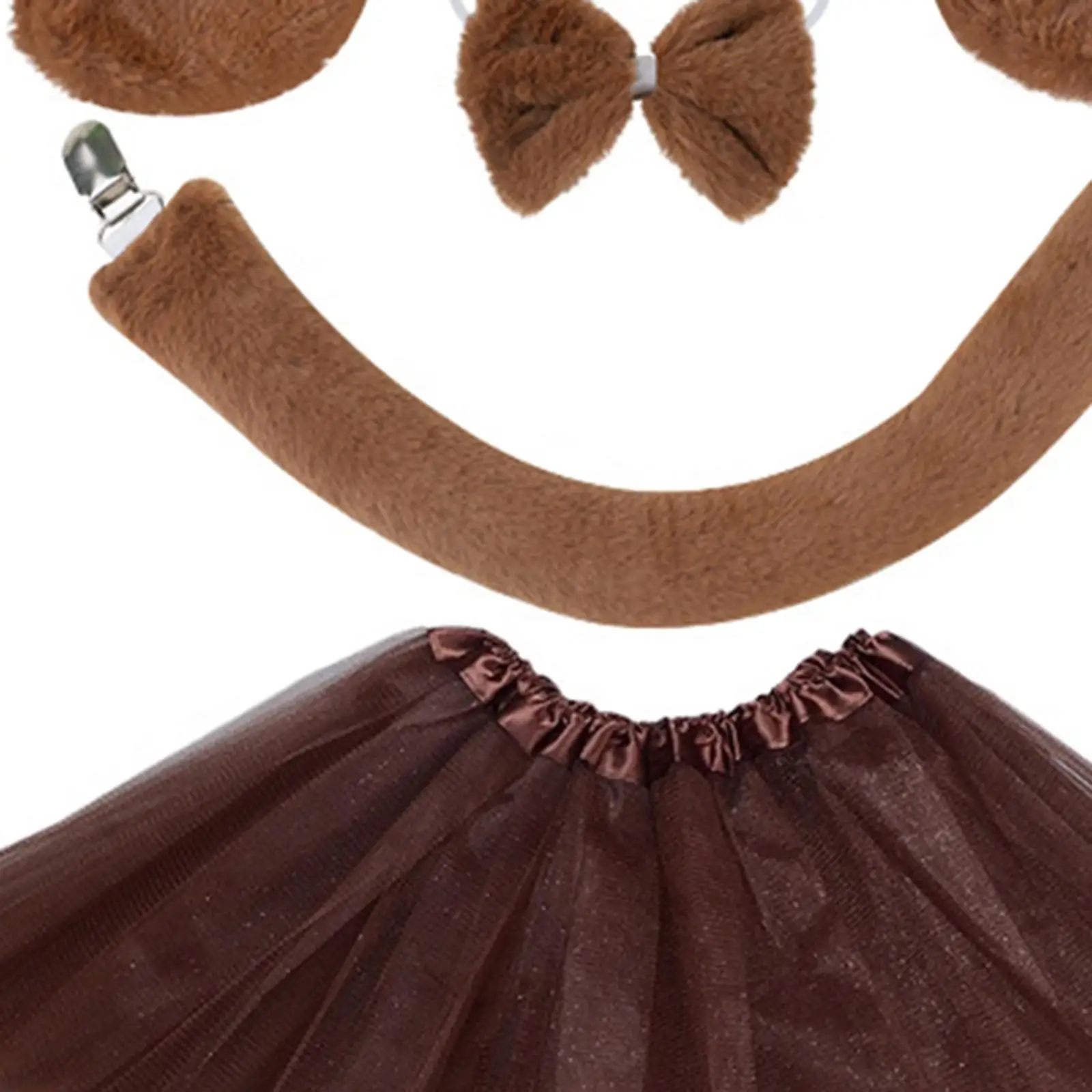 Puppy Hond Kostuum Set Haarband voor Volwassenen Kinderen Prestaties Unisex Geschenken Schattig