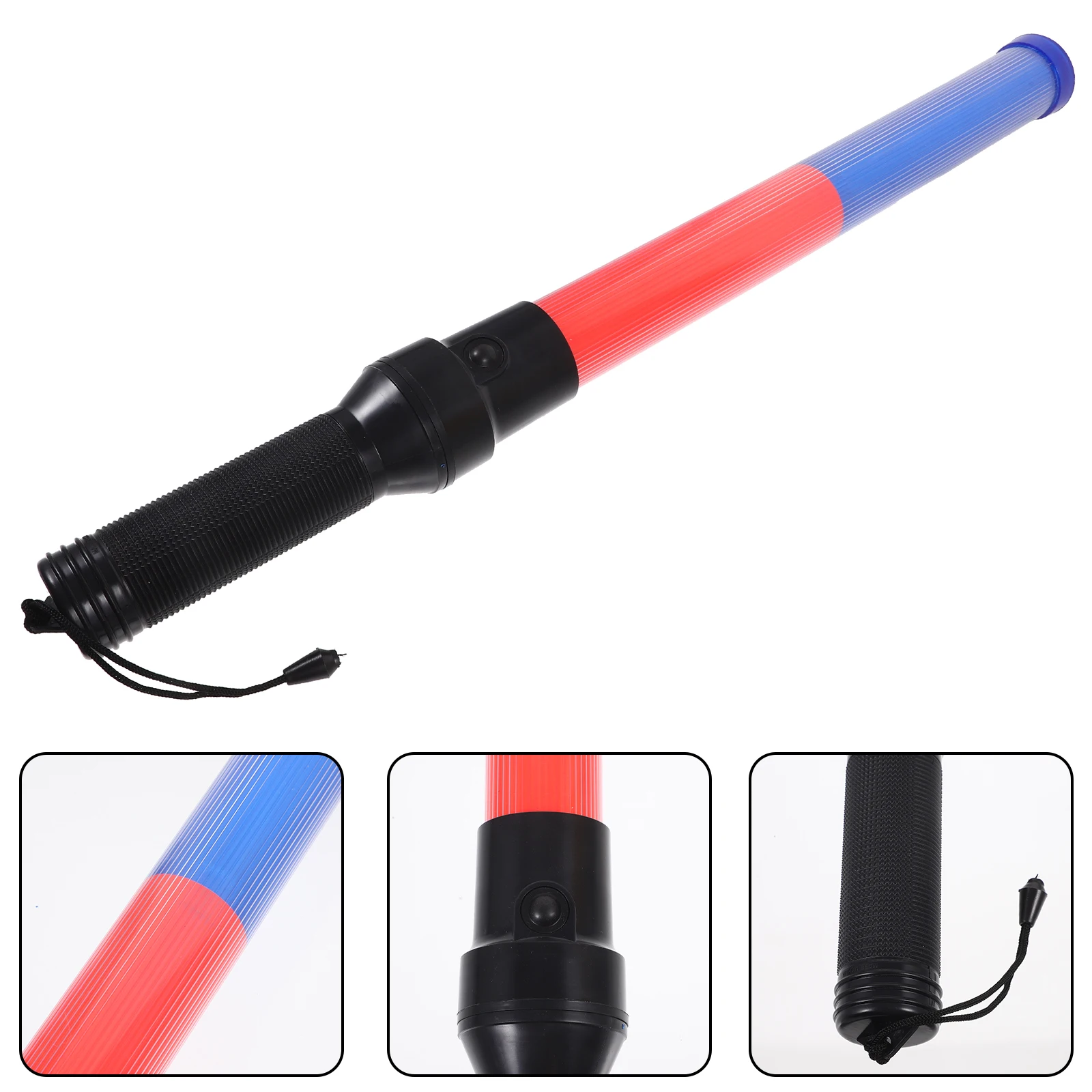 

Traffic Control Red Blue LED Glow Stick Light Traffic Baton Sticks Reusable Glow for Party Decor Emergency Concert