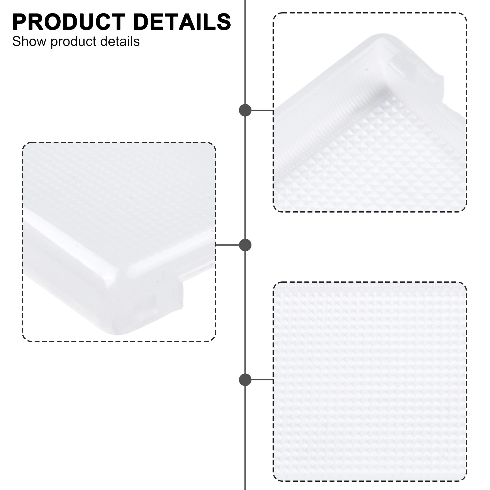 

Plastic Dome Light Lens for Toyota Interior Overhead Light Assembly Fits For 4Runner 1984-1995 Pickup Corolla MR2