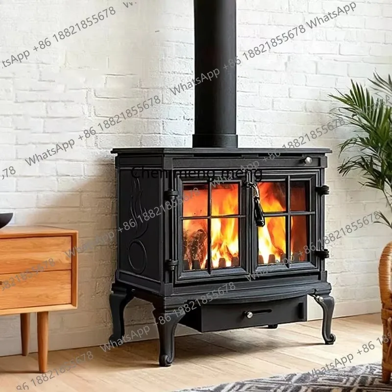 

CC182 Real fire fireplace Firewood burning household independent living room B & B cast iron firewood heating fireplace