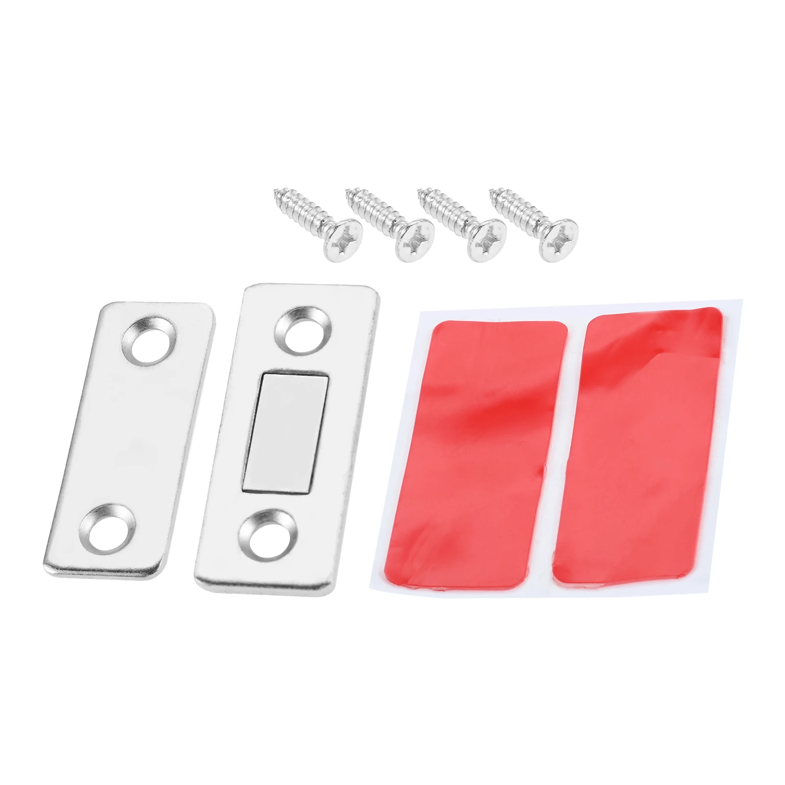 8Pcs Ultra Thin Magnetic Door Catches Stainless Steel Magnetic Drawer Latch for Cupboard Wardrobe Sliding Door Closet Closure