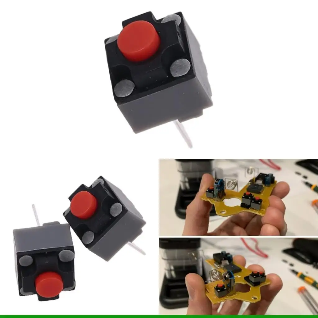 

U55C 5 шт. микропереключатель для мыши 6x6x7,3 мм квадратная бесшумная микрокнопка для мыши заменяет детали
