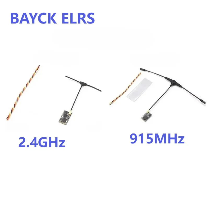 BAYCK ELRS 915MHz Or 2.4GHz NANO ExpressLRS Receiver with T type Antenna Support Wifi upgrade for Long Rang Racing Drone