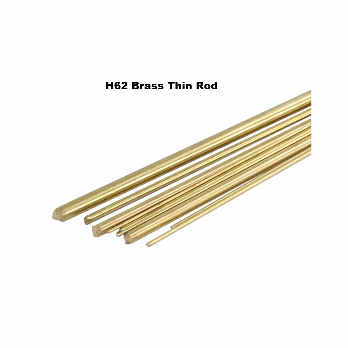 H62 Brass Fine Copper Rod/ Solid Round Rod 1 1.2 1.5 1.8 2 2.5 3 3.2 4 5mm