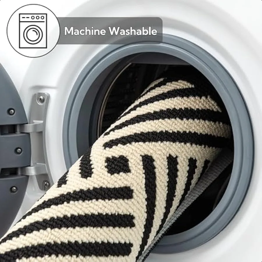 Kitchen Mats for Floor Kitchen Rugs Non Slip Washable Runner Rugs for Kitchen Floor 47" x 17.7" Stain Resistant Comfort Standin