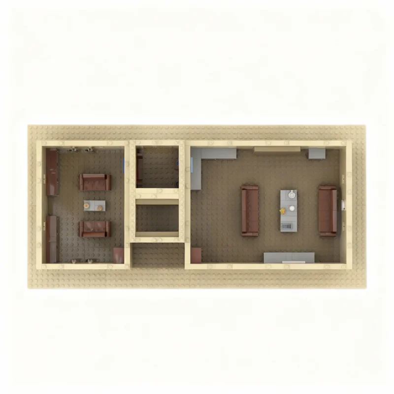 846 elementów MOC Dom z Tatooine 7 Gwiazd Model Bitewny Klocki Konstrukcyjne Zabawki Prezent na Boże Narodzenie Kreatywna Edukacja Urodziny dla Dzieci