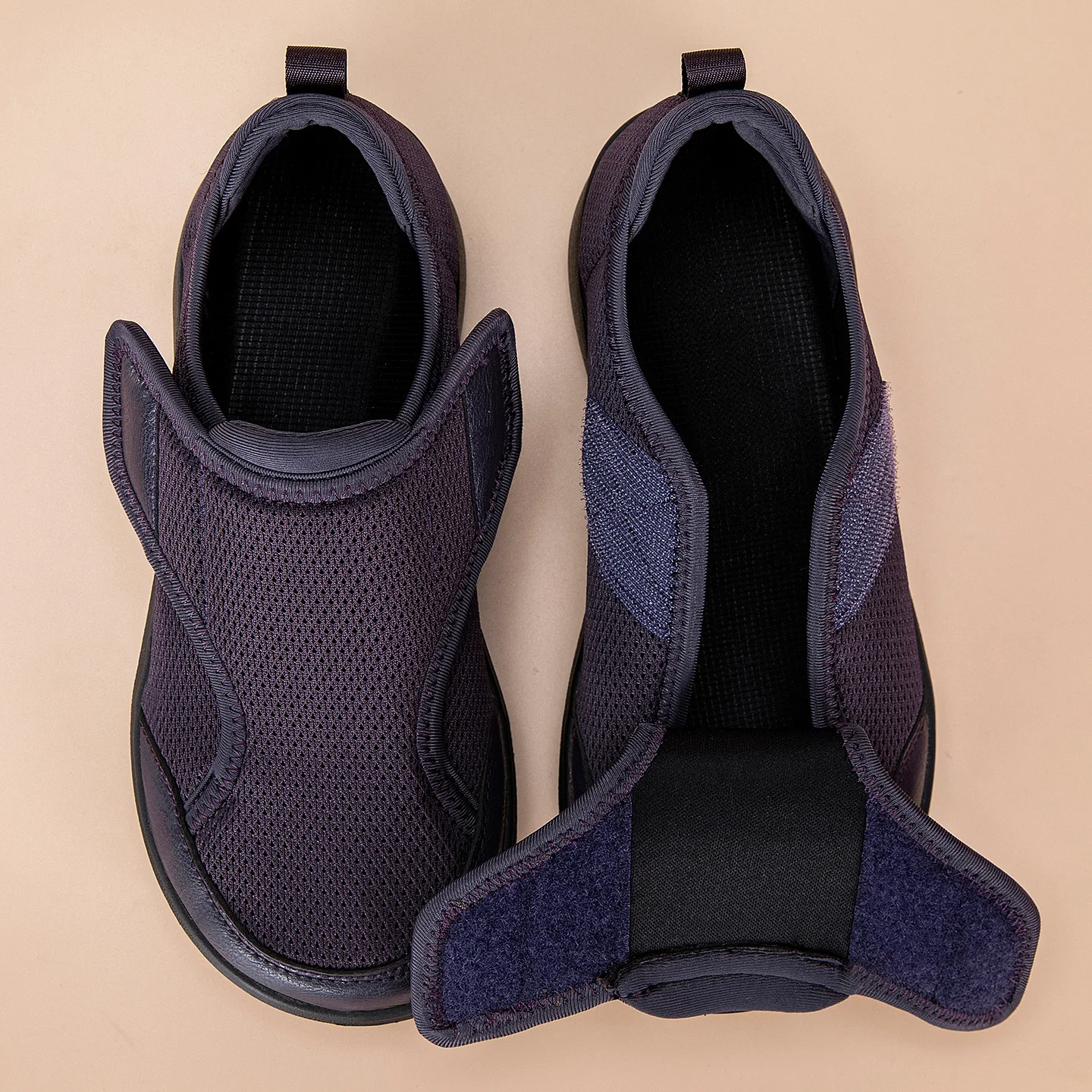 Wide Toe Box Shoes Men Women Non Slip Easy on Diabetic Shoes Swollen Feet Orthopedic Walking Shoes Relieves Pressure on Bunions