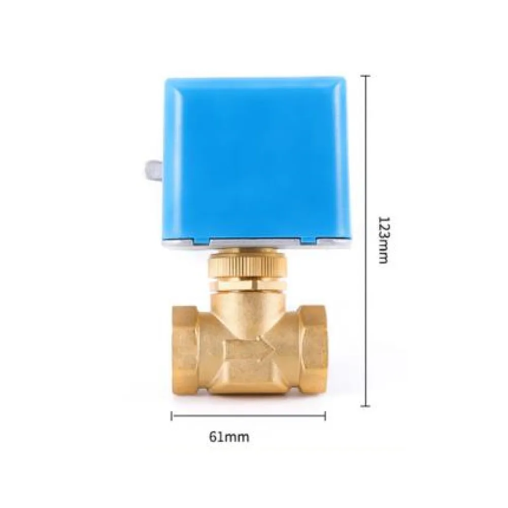 1pc VA7010-8503 Electric Two-way Valve Brass Solenoid Valve Electric Control For HVAC Systems Efficient Flow Regulation