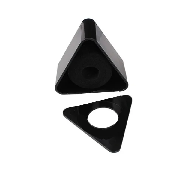 

Microphone Logo Station Black Triangular Stand 3.9Cm Hole For Interview Mic Flag Display 9.4Cm Logo Size Abs Plastic