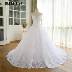 Customized Gorgeous Wedding Dress With Lace Vestido De Novia Princesa Wedding Dresses Real Image Ball Bridal Gown 2022 For Women