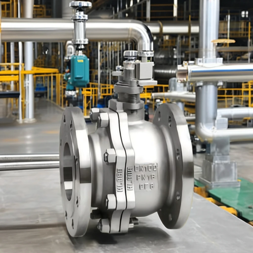 Professional custom high platform 304 stainless steel flange ball valve water gas oil