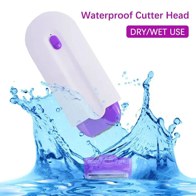 

USB charging electric hair removal device - Portable women's body hair trimmer - Painless facial hair removal tool