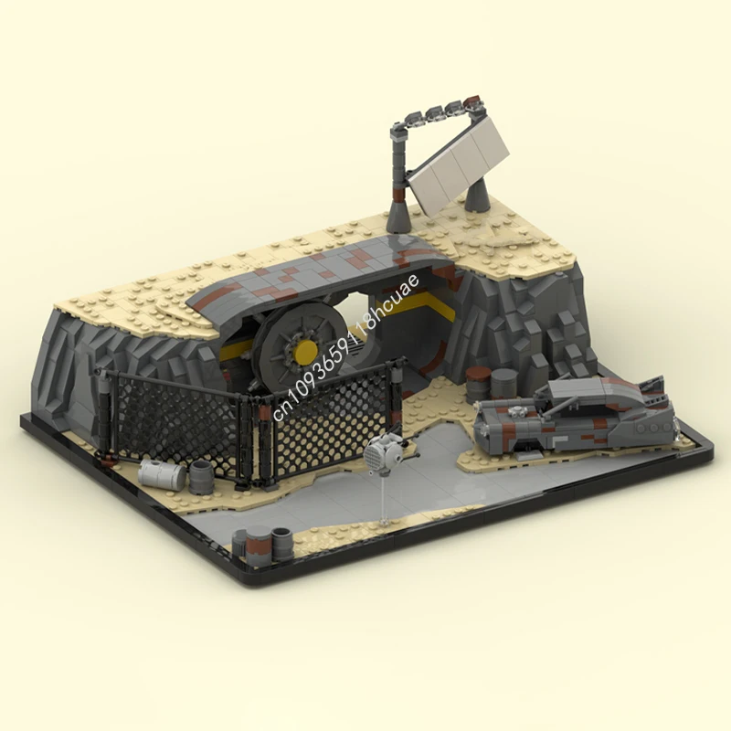 

1630pcs MOC Fallout Nuclear Shelter Vault City Model Building blocks craft toys Birthday idea Brick Christmas gifts