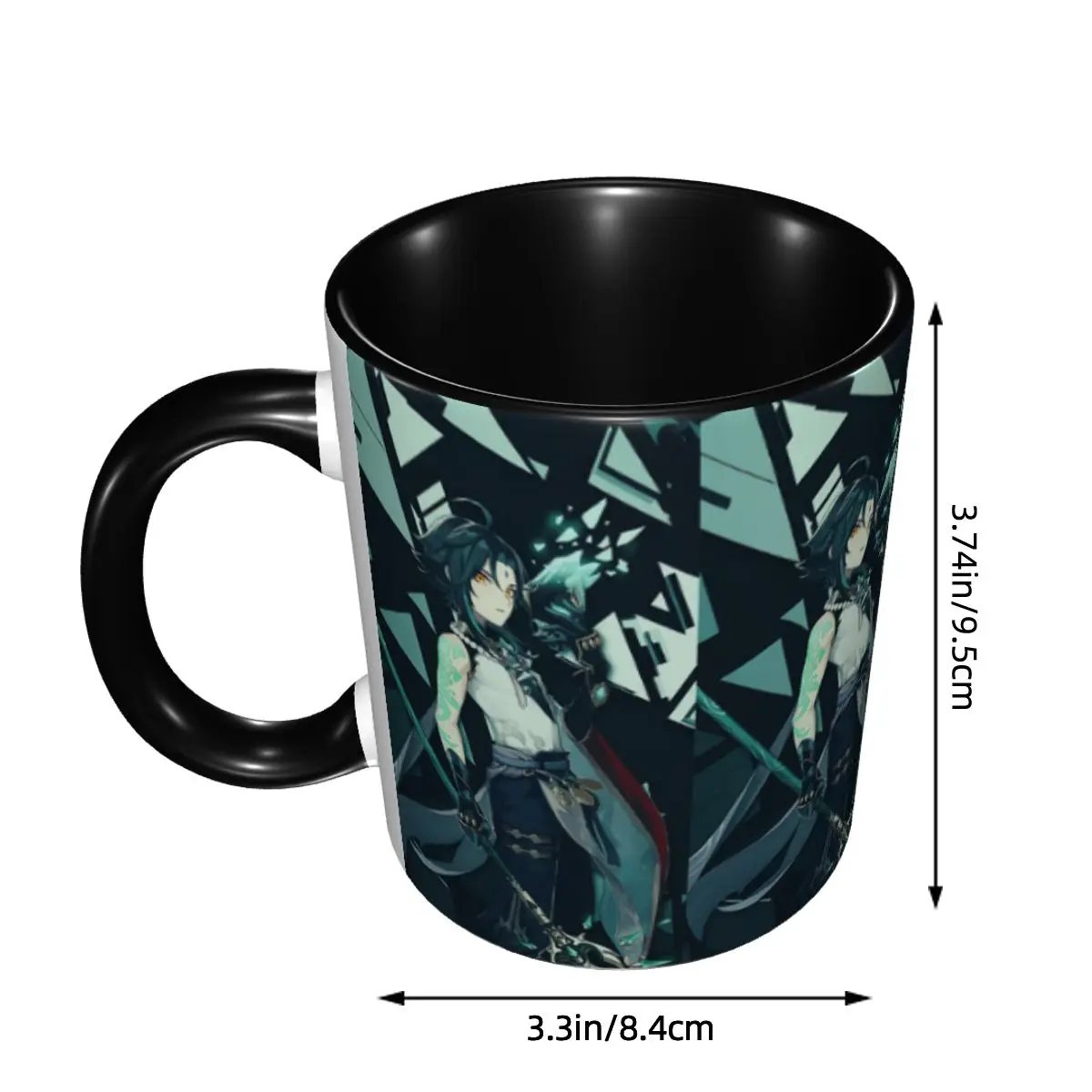 Genshin Impact Xiao Mug Funny Ceramic Coffee Cups Tea Mugs Milk Cup Drinkware Gifts for Woman Man