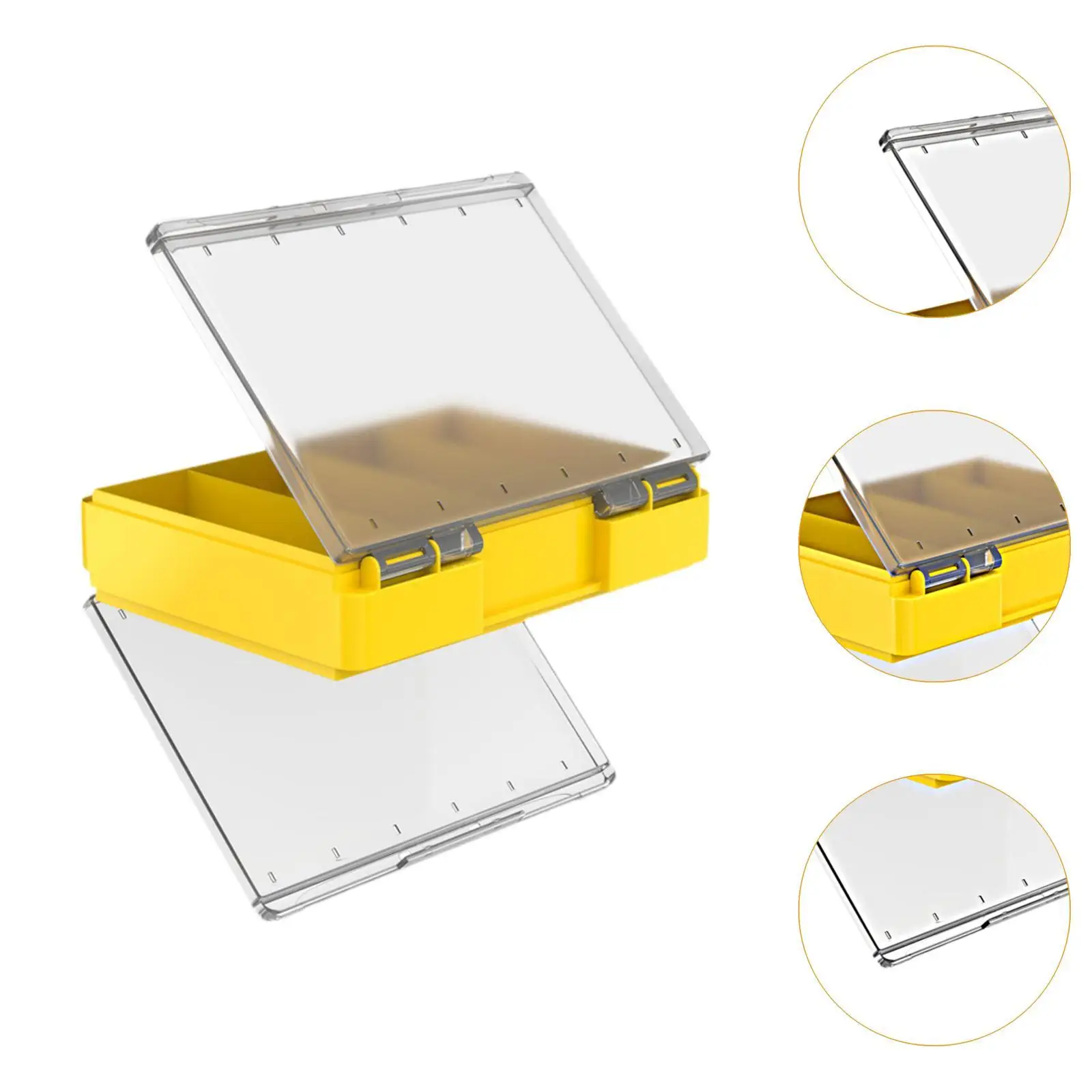Fishing Tackle Box Fishing Box Tackleboxes Portable Airtight Waterproof Lure Tray for Freshwater Saltwater Vest Baits Hooks