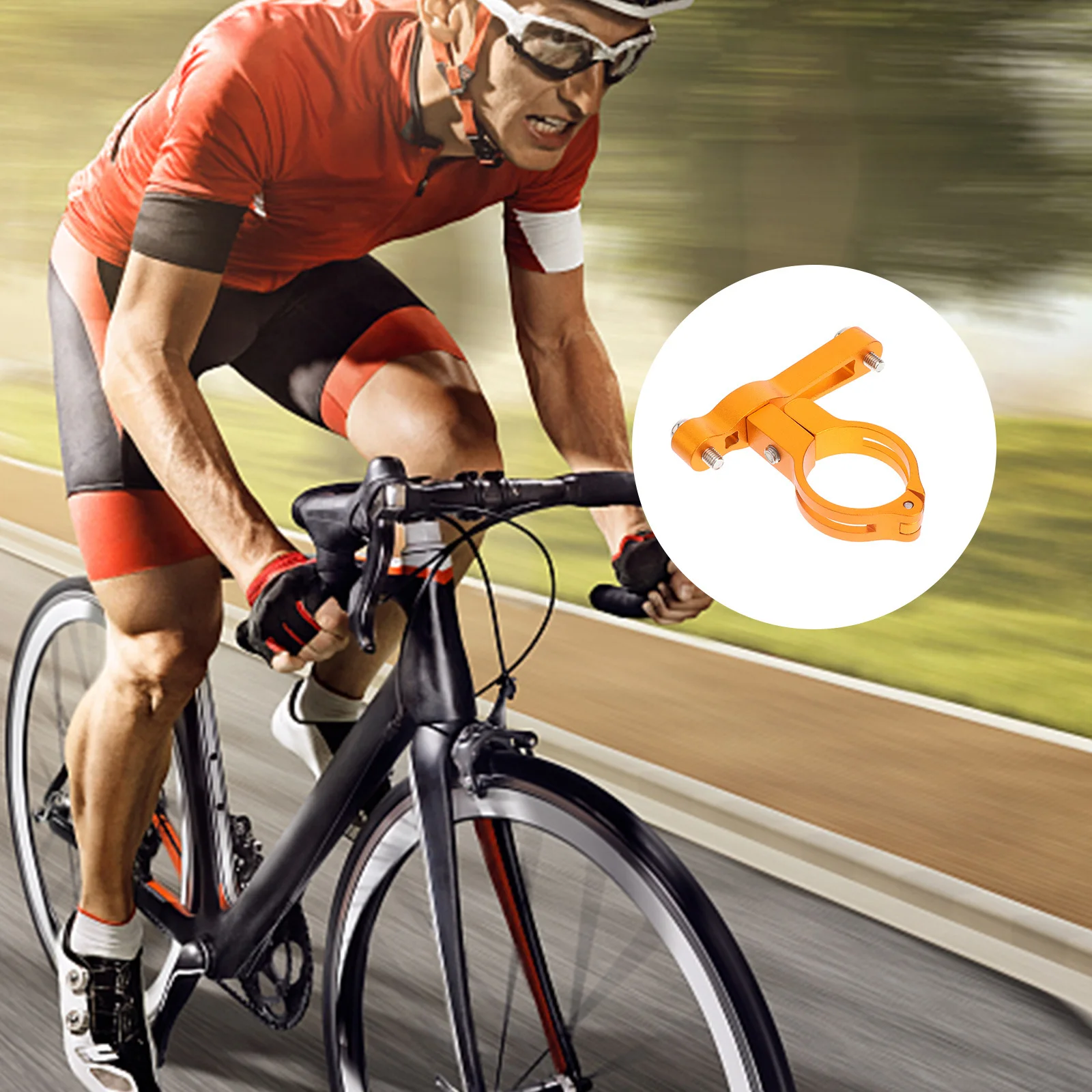 1Pcs Bike Water Bottle Rack Base Premium Aluminum Alloy Bottle Holder Adapter Adjustable Angle Easy Install Remove for Various