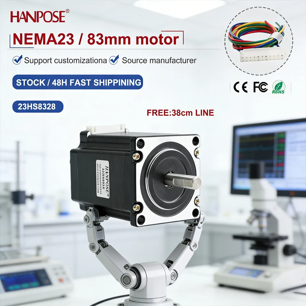 

Precision stepper motor 2.2N. m 2.8A NEMA23 23HS8328 High speed engine for automation equipment