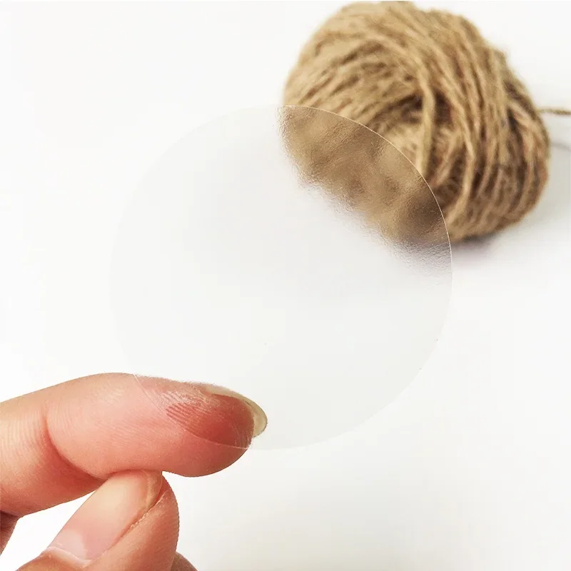 240 Stks/partij Transparante Ronde Diy Multifunctionele Sticker Voor Gift Verpakking/Leuke 40Mm Diameter Ronde Clear Gift Seal Sticker