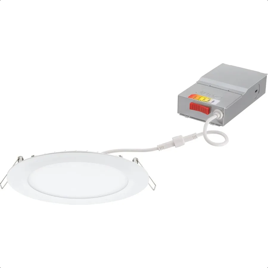 

Wafer Downlight 6 Inch LED Recessed Lighting 6 Inch Switchable Color Temperature 2700K 3000K 3500K 4000K 5000K 120 Volts Triac