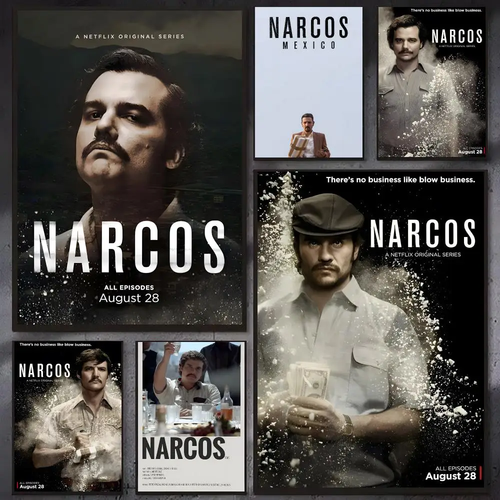 Gritty crime series Narcos Poster Wall Ornament Home Decor Young Decor Fans