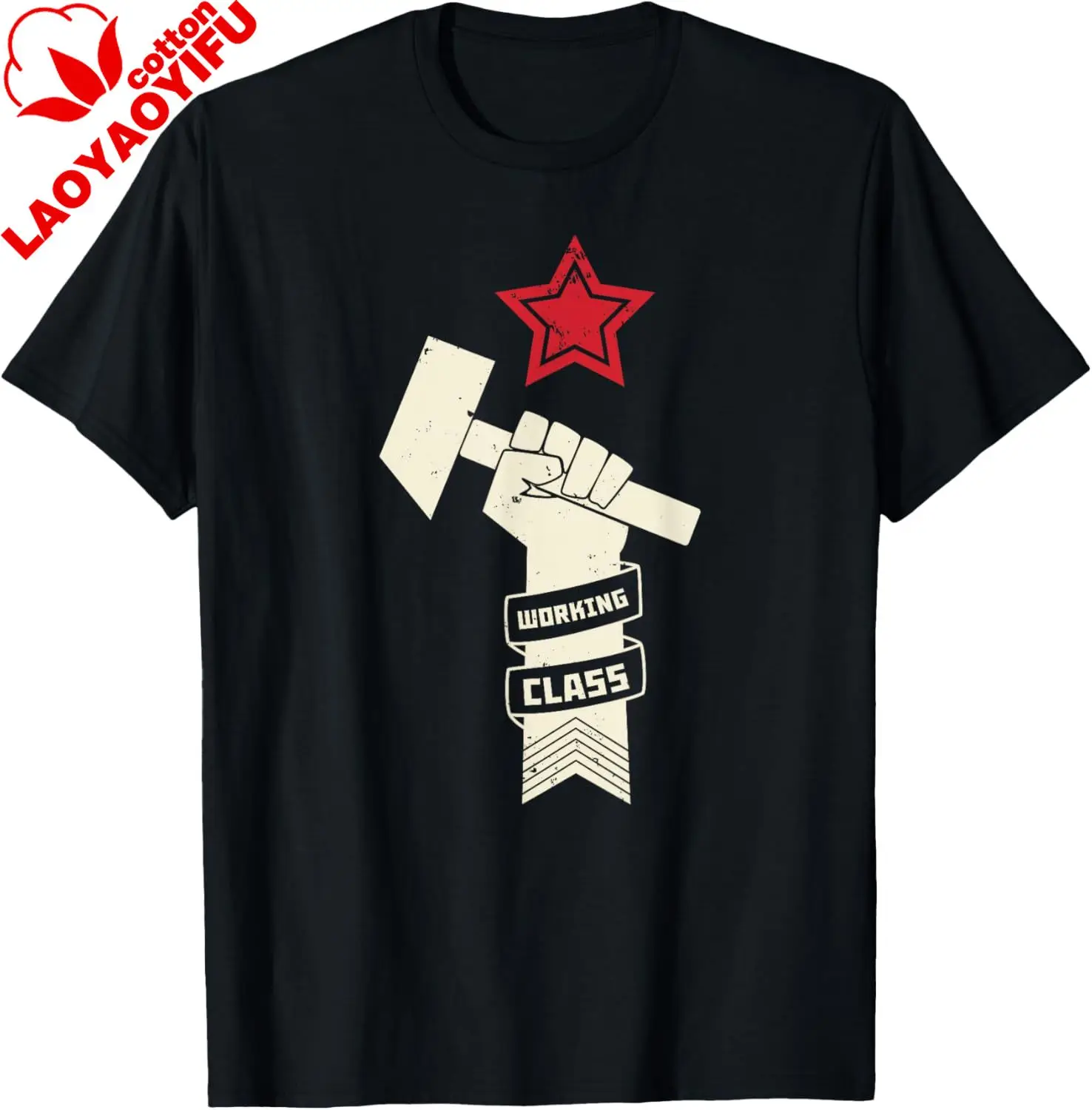Working Class Russia Soviet Union Ussr Retro T-Shirt Print-On-Demand Casual Streetwear Streetwear