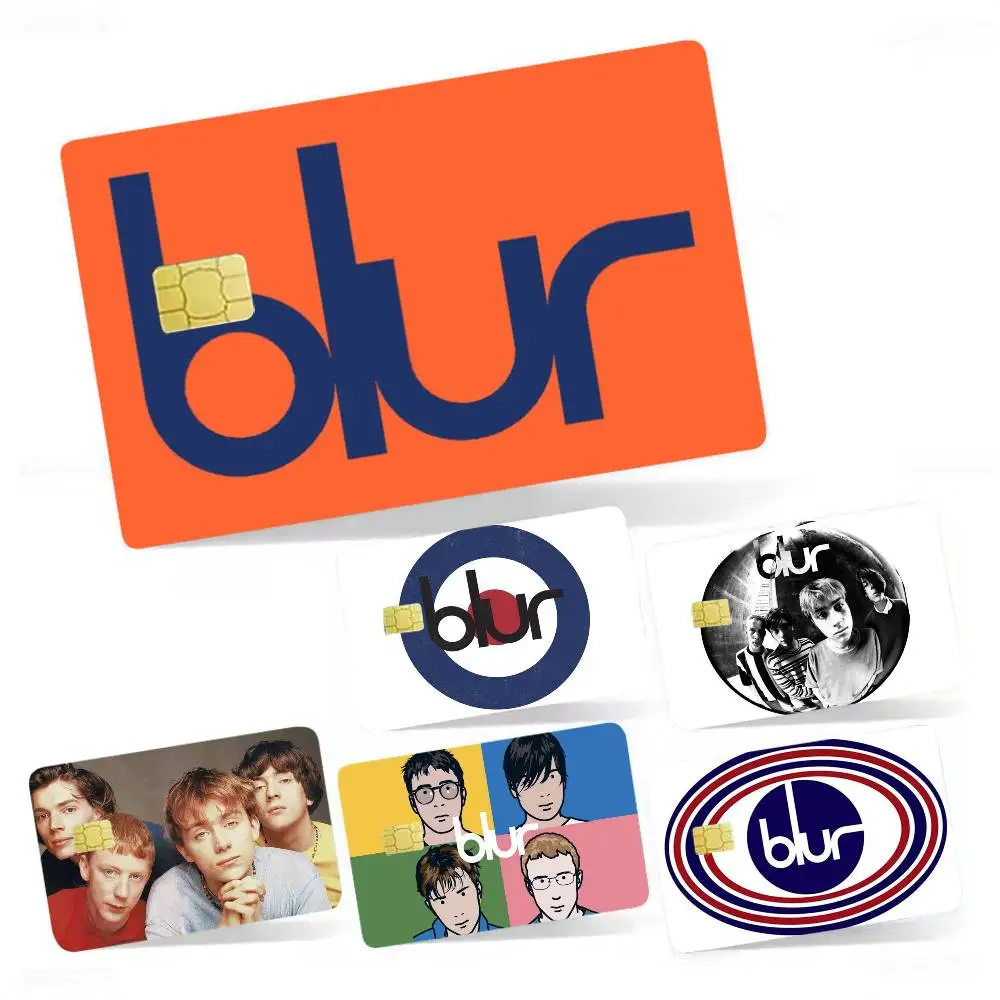

B-Blur Band 4pcs 1Set Card Stickers Small Waterproof Chip 4PCS Card Sticker Anti-Scratch