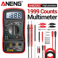 ANENG Professional Digital Multimeter Detector AC/DC Voltage Meter DC Current Resistance Diode LCD Backlight Electrician Tools