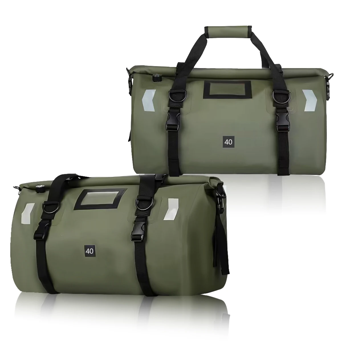 Wasserdichte Motorrad-Rücksitztasche, Reisegepäcktasche, 20 l, 80 l, 100 l, Motorrad, Powersports-Hecktasche, Packtaschen, Reithelmtasche – Detail 30
