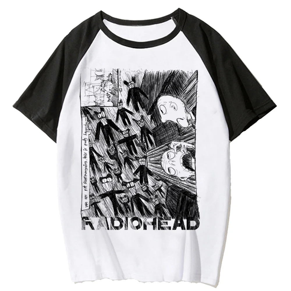 Maglietta Radiohead maglietta grafica da donna ragazza y2k harajuku manga clothes