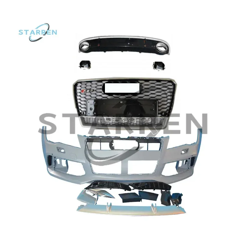 

A7 S7 Modifications Rs7 2011-2015 High Peormance Front Bumper With Grille Car Accessories PP Material Body Kit