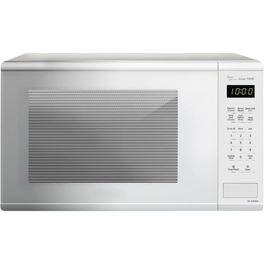 Horno microondas NN-SU696S, 1100 vatios, 7 artículos de menú de cocción automática preestablecidos, 1,3 Cft, inoxidable