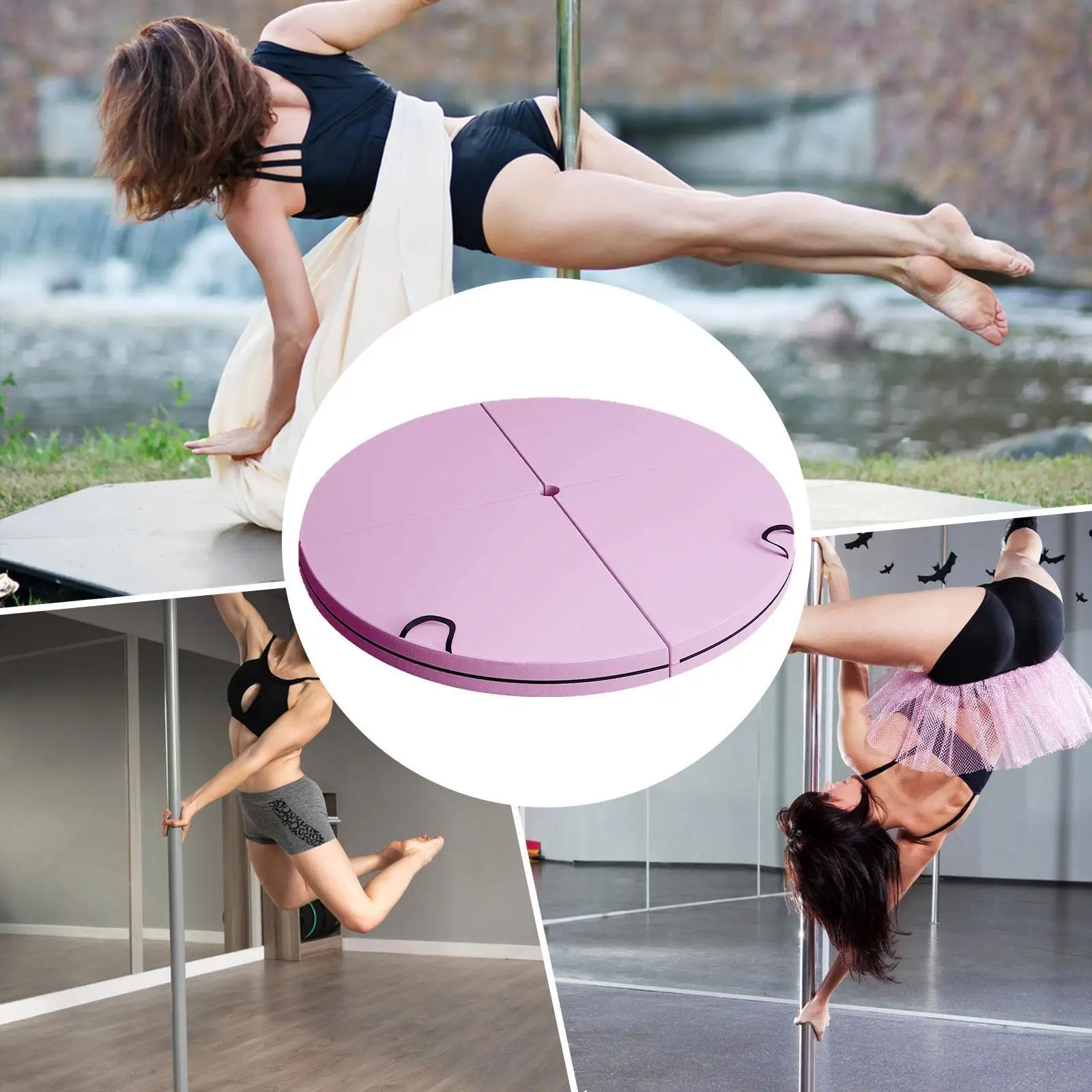 Pole Dance Mat Equipment Pole Crash Mat for Home Gym Indoor Outdoor