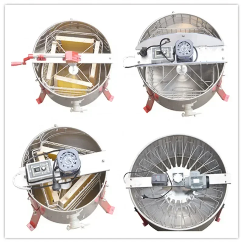 

Hot Sales Electric Type 4 Frames Honey Extractor Centrifuge