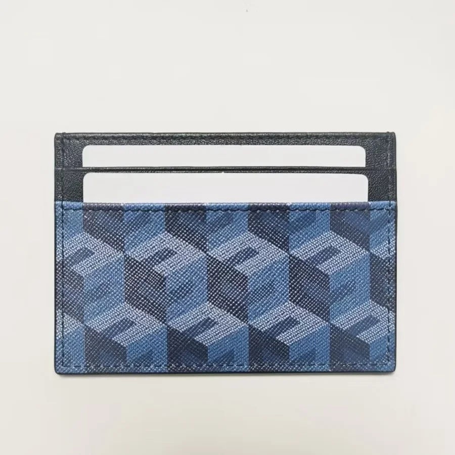 New Trendy 3D Pattern Genuine Leather Card Holder Multi-Functional Small Size for Men And Women Card Protector Coin Purse