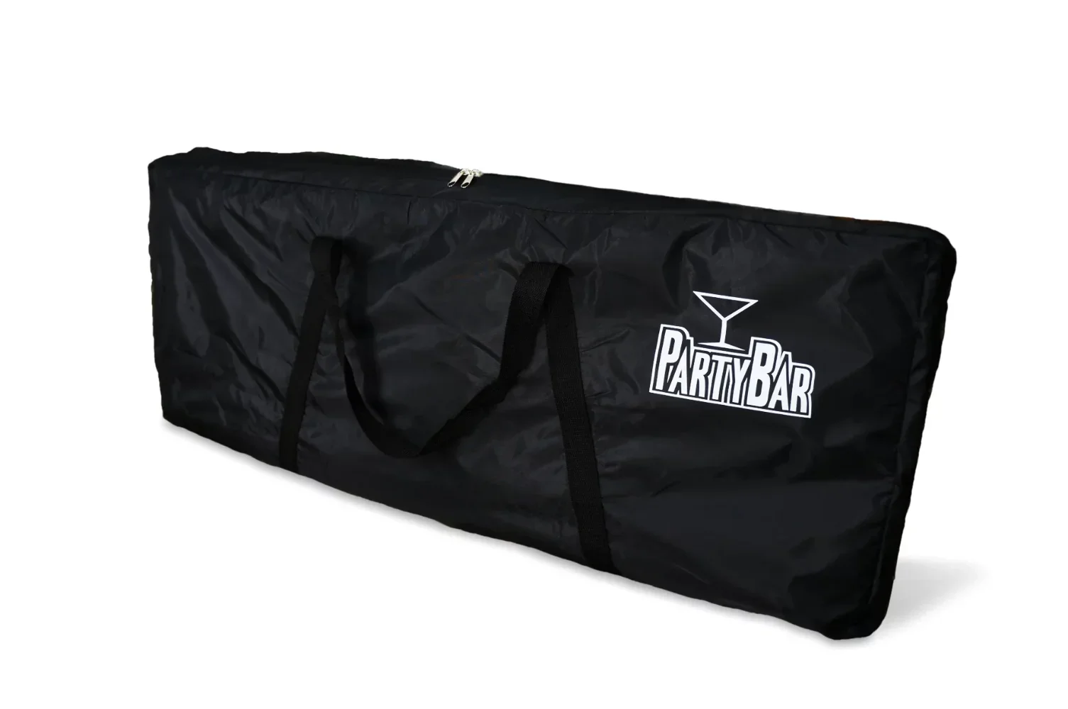 Portable Folding Party Bar with LED Lights and Black & Hawaiian Bar Skirts, 39 inches - Single Set cocktail table  bar table
