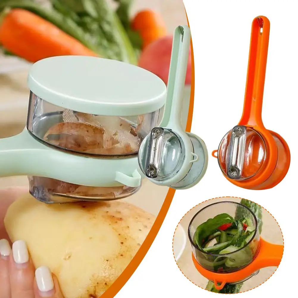 متعددة الوظائف نوع التخزين تقشير سكين تقشير مقشرة تقشير تخزين سكين المنزلية تقشير أنبوب سكين مع أبل سوب K7R3