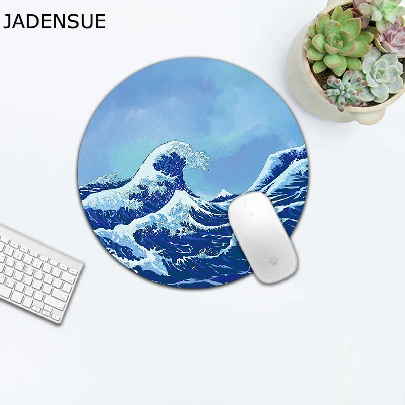 Cartoon Cute Mouse Pad 20cm Diameter Round Deskpad Desk Mats Mousepad Kawaii Pad for Mouse Mice Mat for MacBook Xiaomi Lenovo