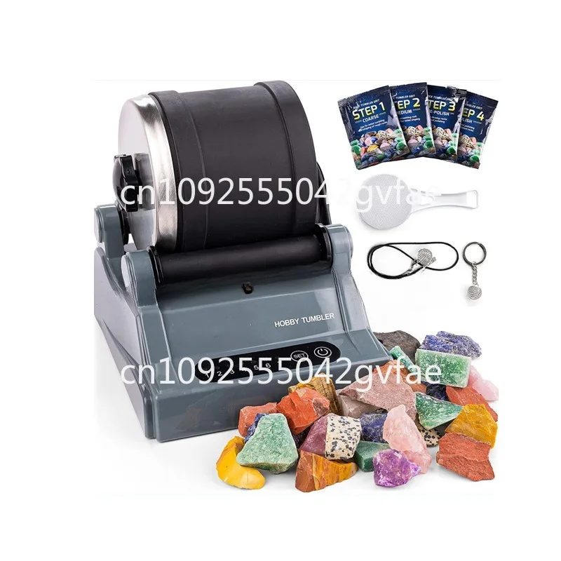 Children'S Fun Electric Gem Polisher Machine Grinder Set DIY Stone Polishing Machine Test Toy For Kids Adults