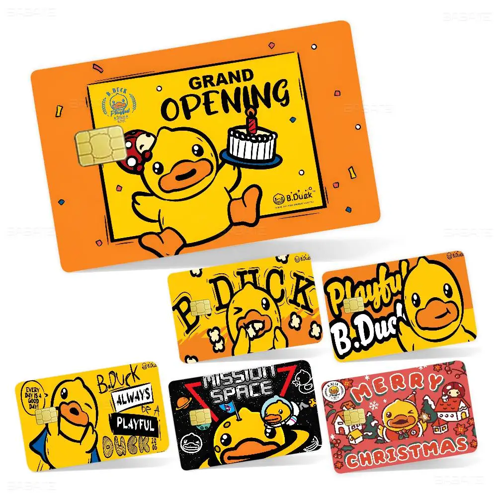 Brand B-B D-Duck 100% Hot Sale Amine Credit Debit Bank Card Bus Card Film Skin Sticker