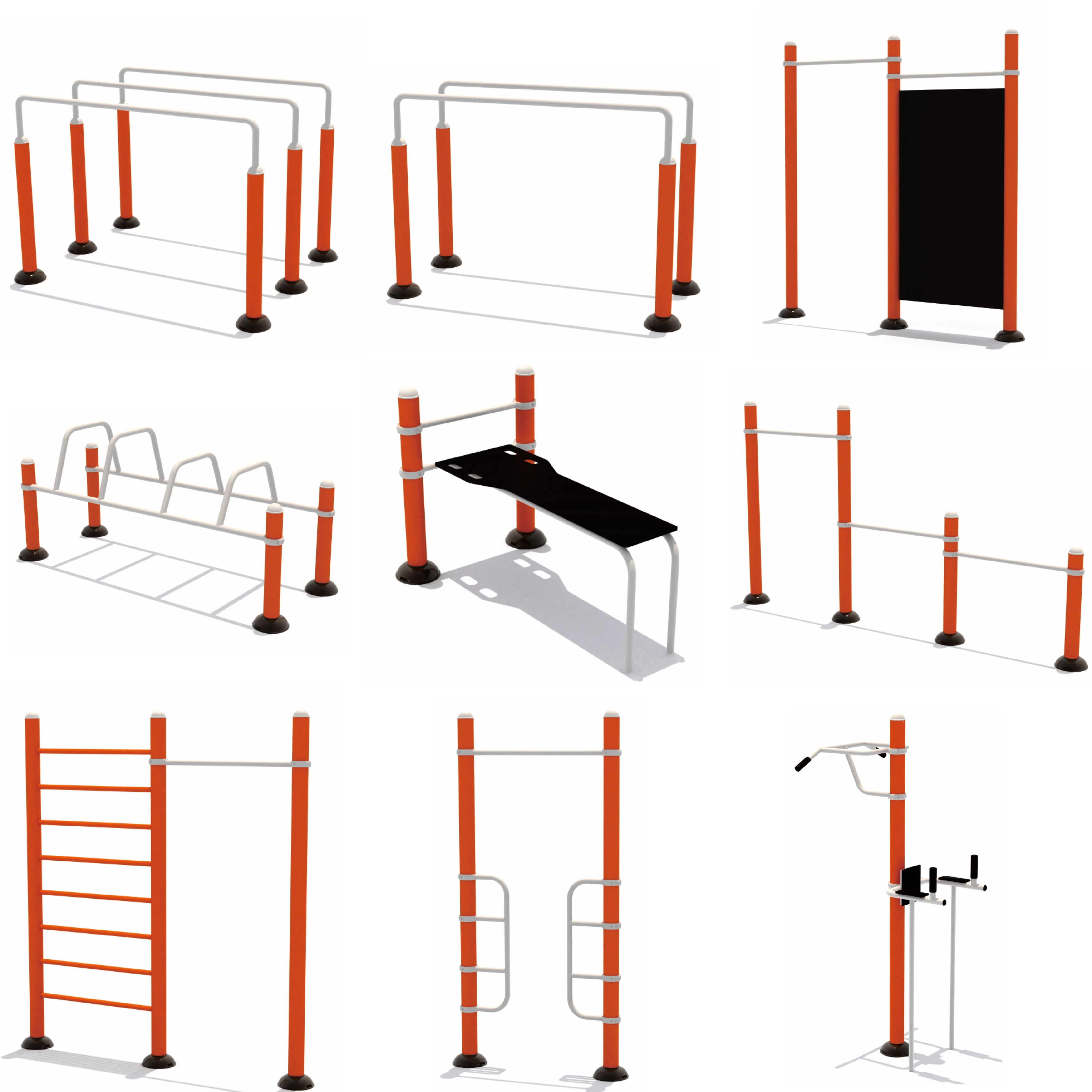 Stainless Steel Air Walker Outdoor Fitness Combo Equipment for Arm Strength Training Exercise Gear